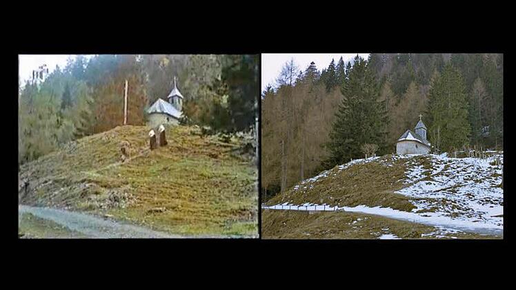 Links Serie, rechts heute: Aus "Die Bergtour"Foto: Infa Film/Christian Bönisch
