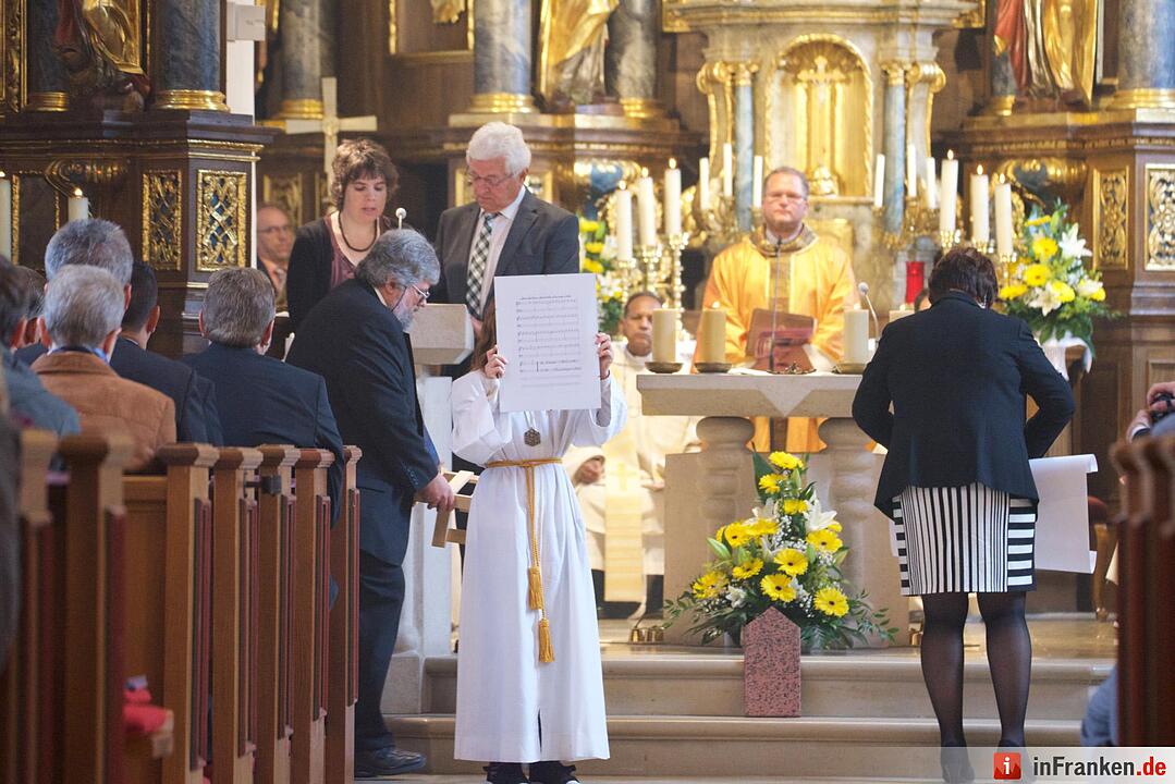 Nach einjähriger Kirchensanierung: Hannberg feiert die Wiedereröffnung der Wehrkirche der Pfarrei Geburt Mariens Hannberg