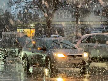 Leise rieselt der Schnee: Erste Flocken fallen in Nürnberg