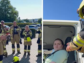 Bubenreuth: Feuerwehrmann überrascht mit Heiratsantrag - Video zeigt Moment