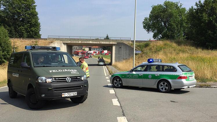 Absturz eines US-Militärjets im Kreis Bayreuth Foto: News5/Herse