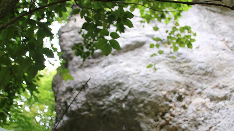 Kletterfelsen bei Plankenfels.Foto: Christian Pack