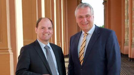 Michael Hofmann (l.) und Joachim Herrmann Foto: privat