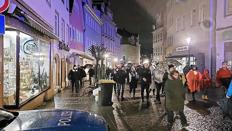 "Spaziergang" am vergangenen Montag im Steinweg.