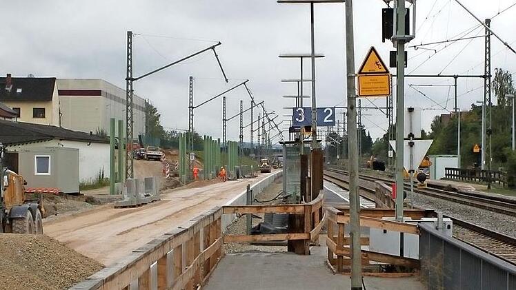 Nicht viel verändert hat sich seit Ende August im Bereich des Bahnhofs.