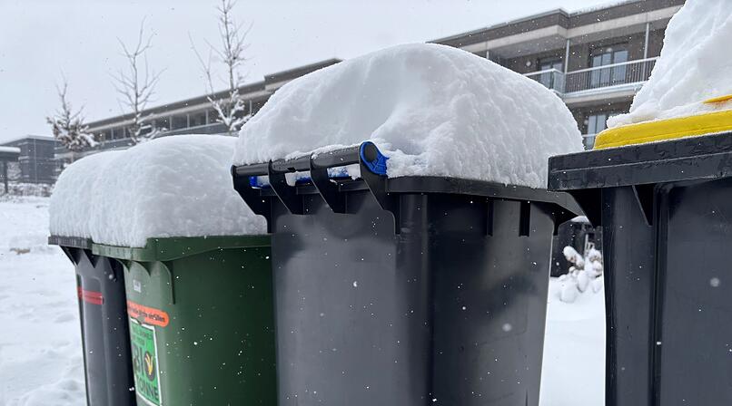 M&uuml;ll-Abholung f&auml;llt in Teilen Frankens aus - wegen Schnee