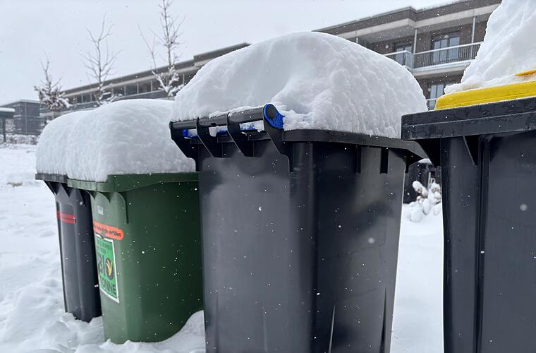 Franken: Schnee legt Müllabfuhr lahm - diese Gegenden sind betroffen