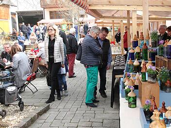 Auf dem Josefi-Markt in  Weigelshofen Foto: Mathias Erlwein