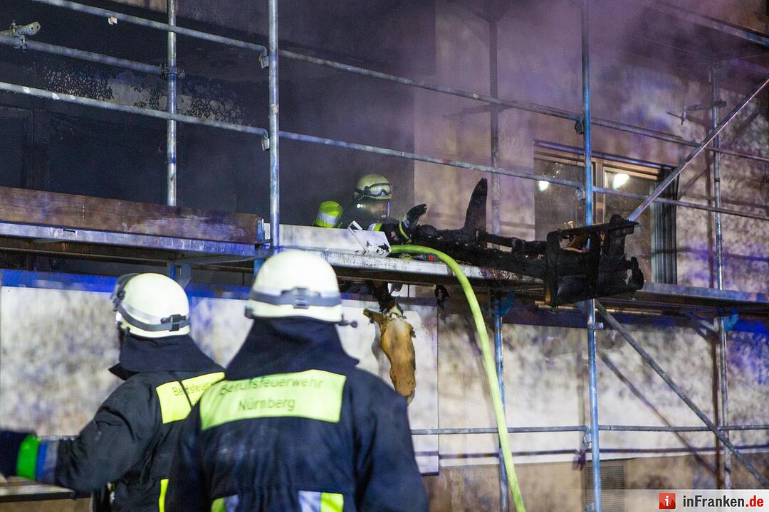 Mehrere Verletzte bei Wohnungsbrand in Nürnberg