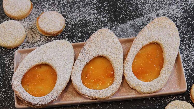 S&uuml;&szlig;e Spiegeleier-Pl&auml;tzchen