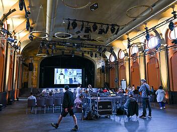 Pressetermin der Volksb&uuml;hne zu Spielzeit 2026/27
