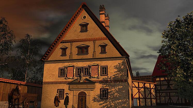 Das Bamberger Malefizhaus als dreidimensionale Rekonstruktion von Ralph Kloos und seinem Team.