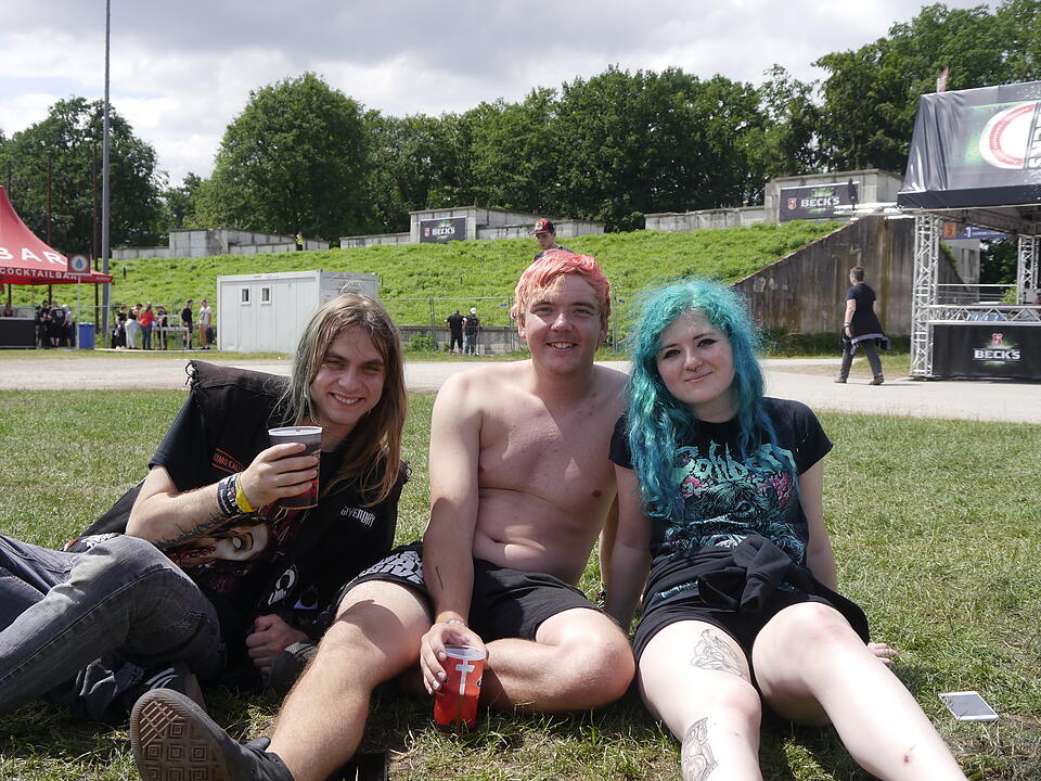 Die Besucher bei Rock im Park 2018 am Freitagnachmittag