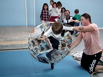 Spielerische Eröffnung der Kita  Fotos: Richard Sänger