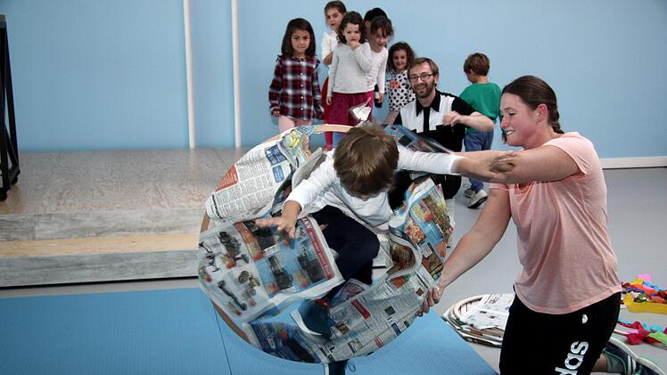 Spielerische Eröffnung der Kita  Fotos: Richard Sänger