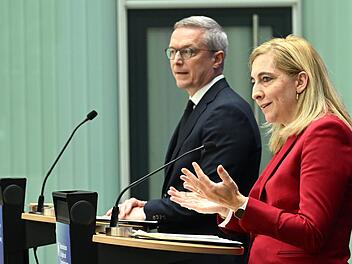 Pressekonferenz Wildberger und Warken