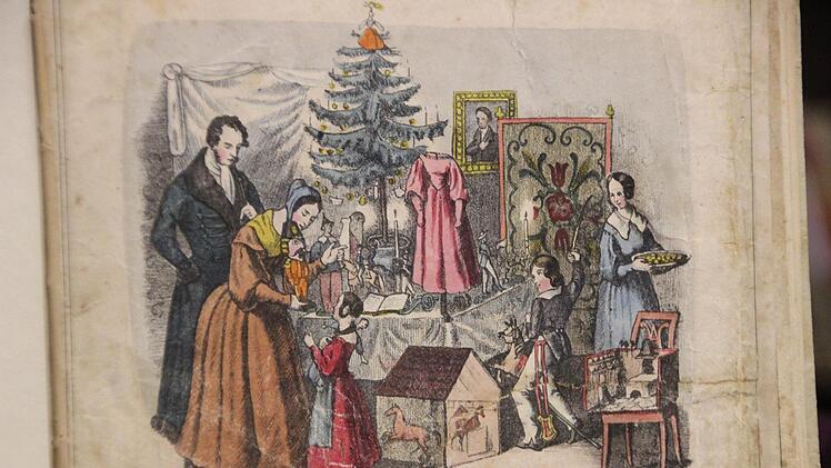 Da bekommt das Mädchen den Nussknacker geschenkt, der später alle Zähne verlieren wird: Bettina Wagner mag den um 1840 entstandenen Kupferstich des  "allerliebsten Kindermärchens" vom Nussknacker und dem  Mäusekönig nach E. T. A. Hoffmann.