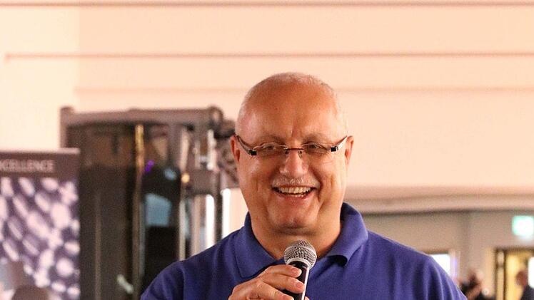 Netzwerker aus Leidenschaft - Michael Zentgraf, Präsident des Lions Club Forchheim, in seiner Eröffnungsrede.Alexandra Kraus