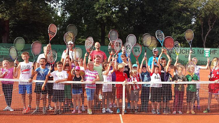 Kinder beim Ferienprogramm  Foto: Tennisclub Rot Weiß