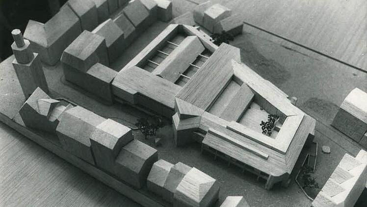 Architekturmodell des Parkhauses MauerFoto: CT-Archiv