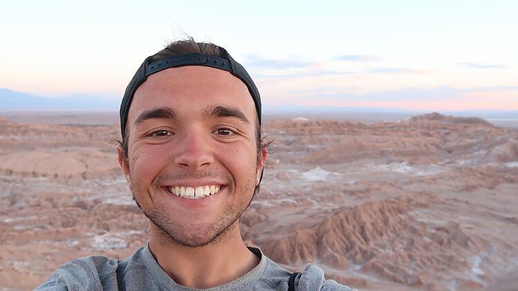 Eindrücke von der Weltreise von Raphael Guya: in der Atacama-Wüste. Foto: privat