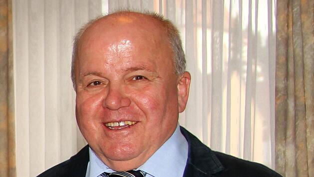 Der Kirchlauterer Bürgermeister Karl-Heinz Kandler  Günther Geiling