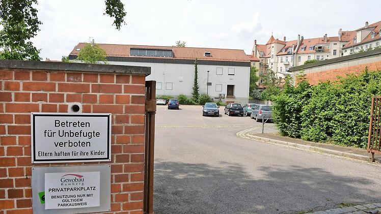 Auf dem Gewobau-Parkplatz entsteht die Wohnanlage "Augustenhof".