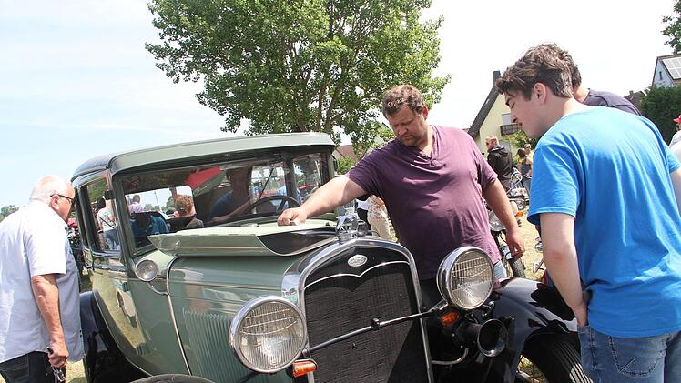 Immer umlagert, der Ford Baujahr 1931