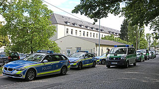 Polizeieinsatz in Asylunterkunft in Schweinfurt Polizeieinsatz in Asylunterkunft in Schweinfurt