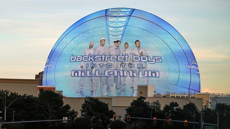 Wie es (noch nicht) endet: Im Sommer spielen Backstreet Boys in der Super-Arena Sphere in Las Vegas 21 Konzerte. Im Herbst kommt die Show f&uuml;r sechs Konzerte, die einzigen in Europa, nach D&uuml;sseldorf.