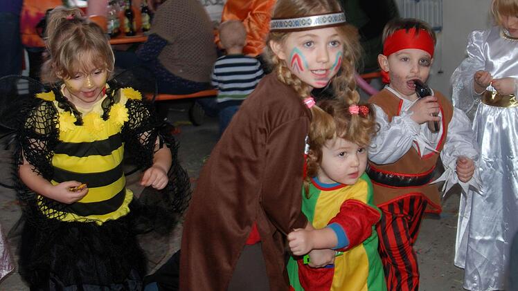 Kinderfasching in Mannsflur.