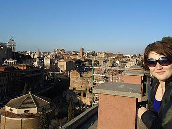 Der Bezirk, Arbeitgeber von Pia Kraus, hat der jungen Stadtsteinacherin einen Italienaufenthalt genehmigt. Foto: privat