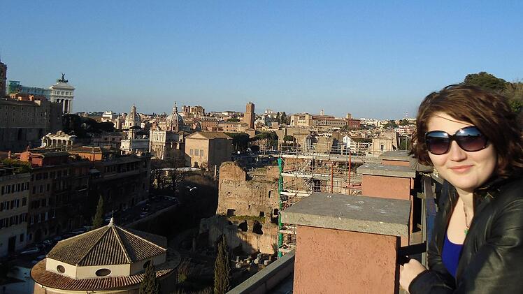 Der Bezirk, Arbeitgeber von Pia Kraus, hat der jungen Stadtsteinacherin einen Italienaufenthalt genehmigt. Foto: privat