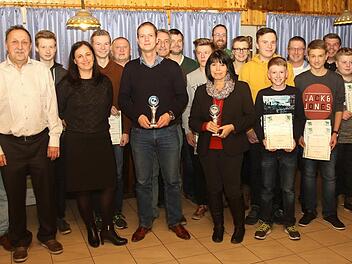 Die Sportler des Jahres des TSV Untersiemau Foto: Michael Stelzner