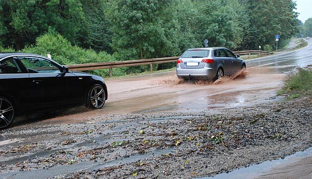 Schweres Unwetter und Überschwemmungen im Kreis Coburg