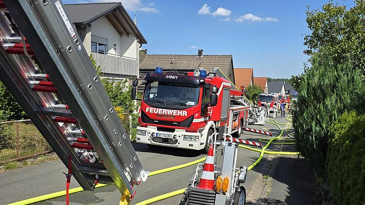 Brandeinsatz in Saas