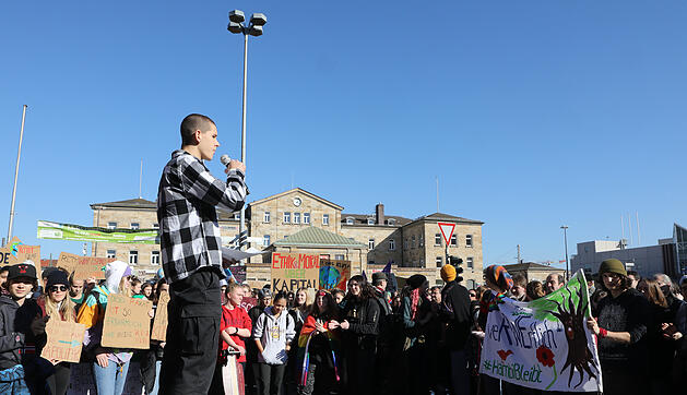 Bamberg; Demo Klima; Foto: Barbara Herbst