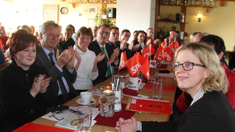 Natascha Kohnen bekam großen Applaus.