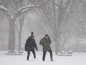 Schnee und Winter-Wetter in Deutschland