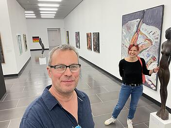 Heike und Klaus Metz zeigen bereits seit dem Frühjahr ihre Werke in der Kunsthalle Schweinfurt.