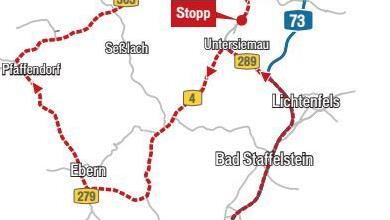 Über diese Strecke verfolgte die Polizei Harald B. Grafik: Carolin Höfler