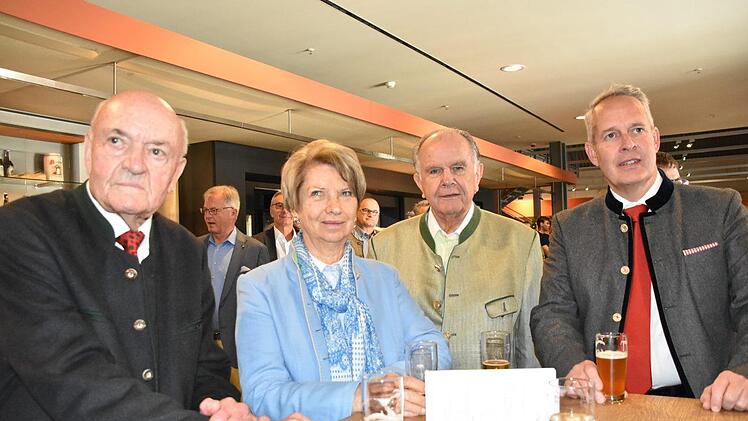 Ludwig Narziß, Margit Ruckdeschel, Hans-Albert Ruckdeschel und Markus Stodden. Foto Uschi Prawitz