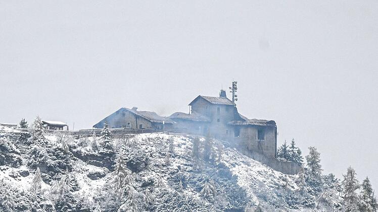 Kehlsteinhaus nach Gro&szlig;brand schwer zerst&ouml;rt