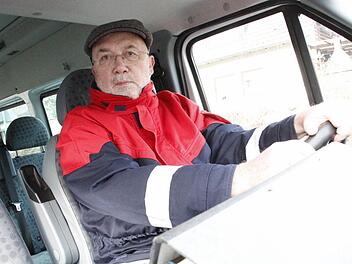 Gerald Erfurth ist Fahrer beim ASB.  Foto: Josef Hofbauer