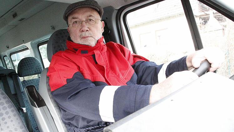 Gerald Erfurth ist Fahrer beim ASB.  Foto: Josef Hofbauer