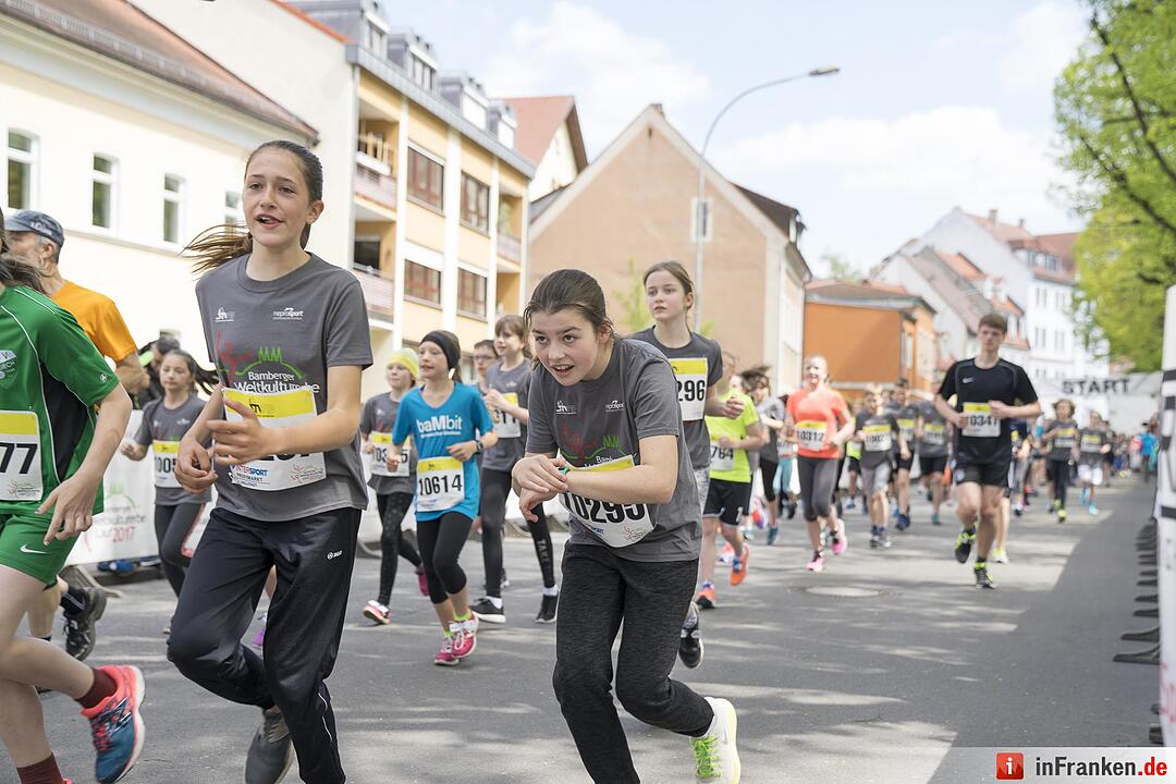 Weltkulturerbelauf 2017 in Bamberg: Der Stadtwerke Schüler-Lauf