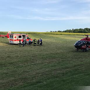 Motorräder prallen am Würgauer Berg frontal zusammen – zwei Schwerverletzte
