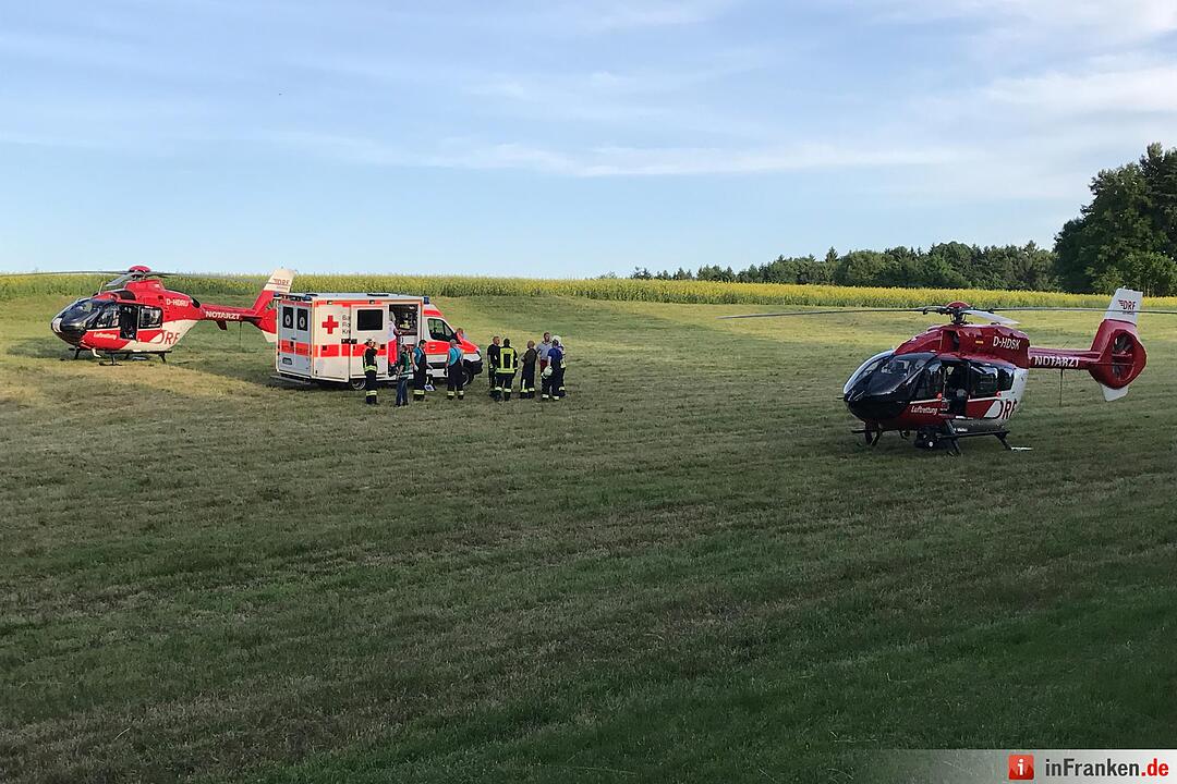 Motorräder prallen am Würgauer Berg frontal zusammen – zwei Schwerverletzte