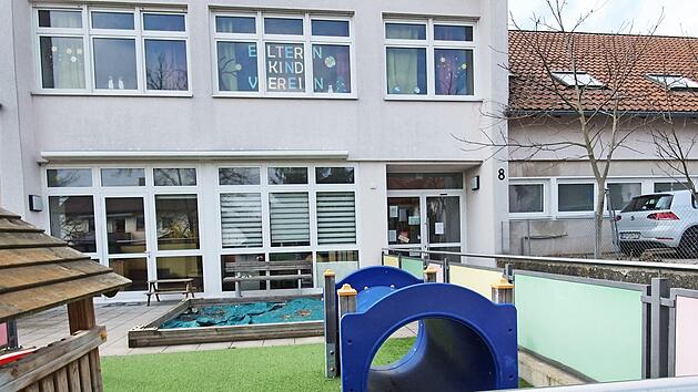 Leer ist der Spielplatz in dieser Einrichtung. Fotos: Johanna Blum
