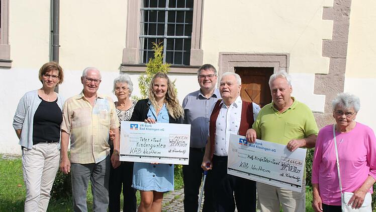 Bei der letzten Sitzung: Bettina Scherpf, Werner und Helene Kümmert, Eva Wüscher, Peter Hartlaub, Albert Vierheilig, Rainer Zitzmann, Herlinde Vierheilig. Es fehlt Johann Schäfer.